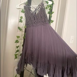 Free People Dress - Size XS - Purple/Grey